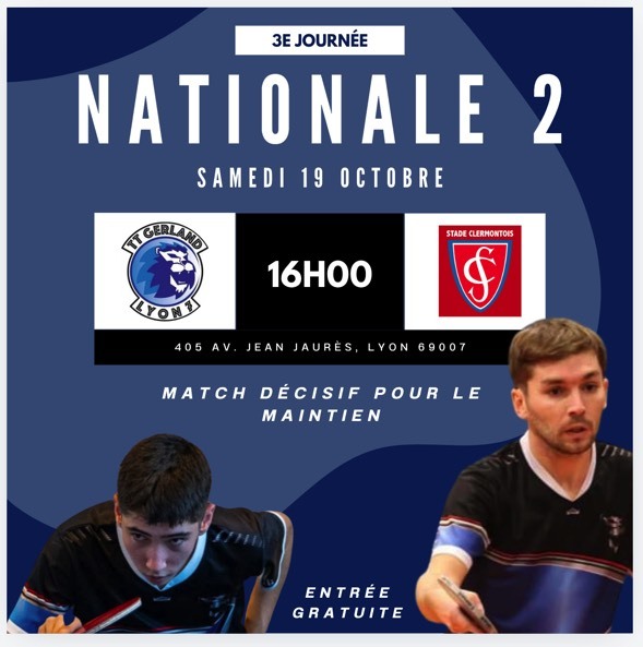 MATCH DE MAINTIEN NATIONALE 2 