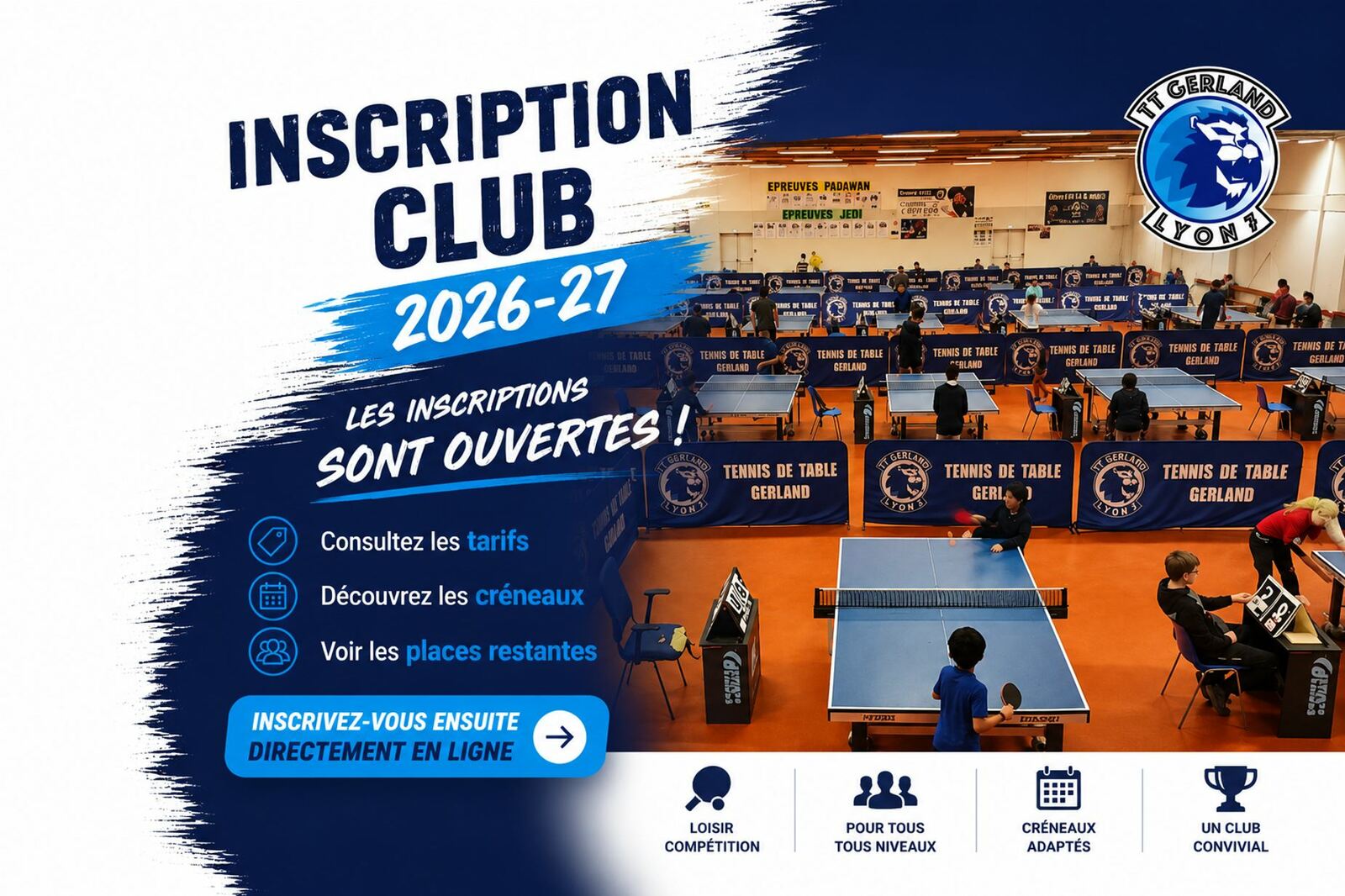 Inscription club 2026-27