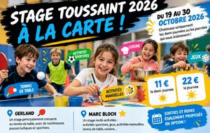 Stage Toussaint 2026